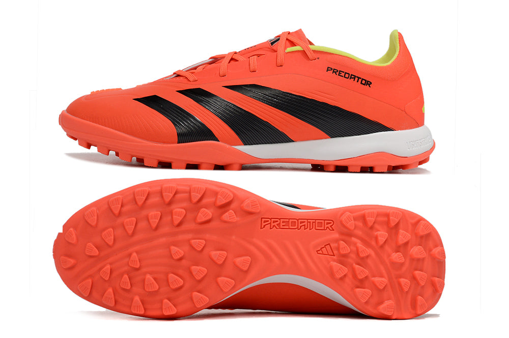 Chuteira Adidas Predator Society Elite - Laranja/Preto