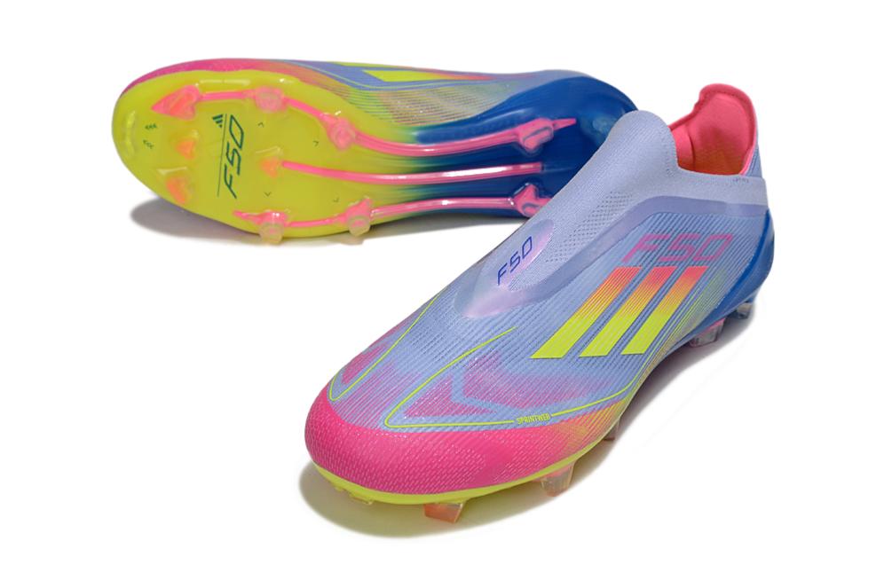Chuteira Adidas Campo F50 Azul - Verde