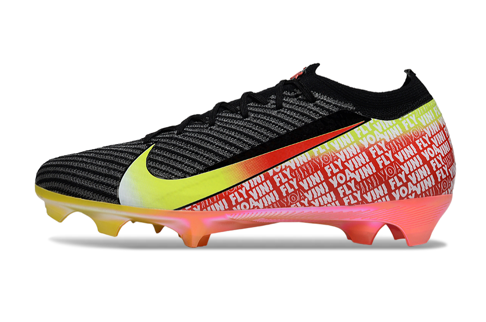 Chuteira Nike Air Zoom Mercurial Vapor 16 Elite Vini Jr Campo - Preto