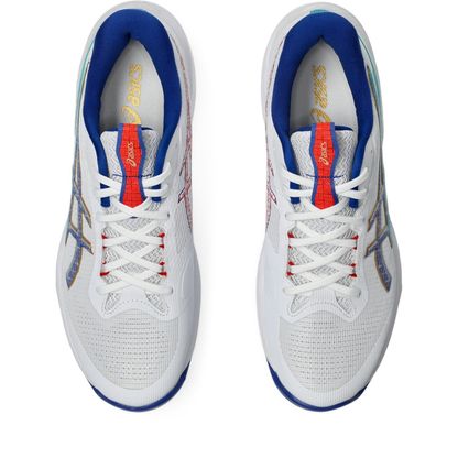 Tênis ASICS Netburner Ballistic Ff 4 - Branco/Azul