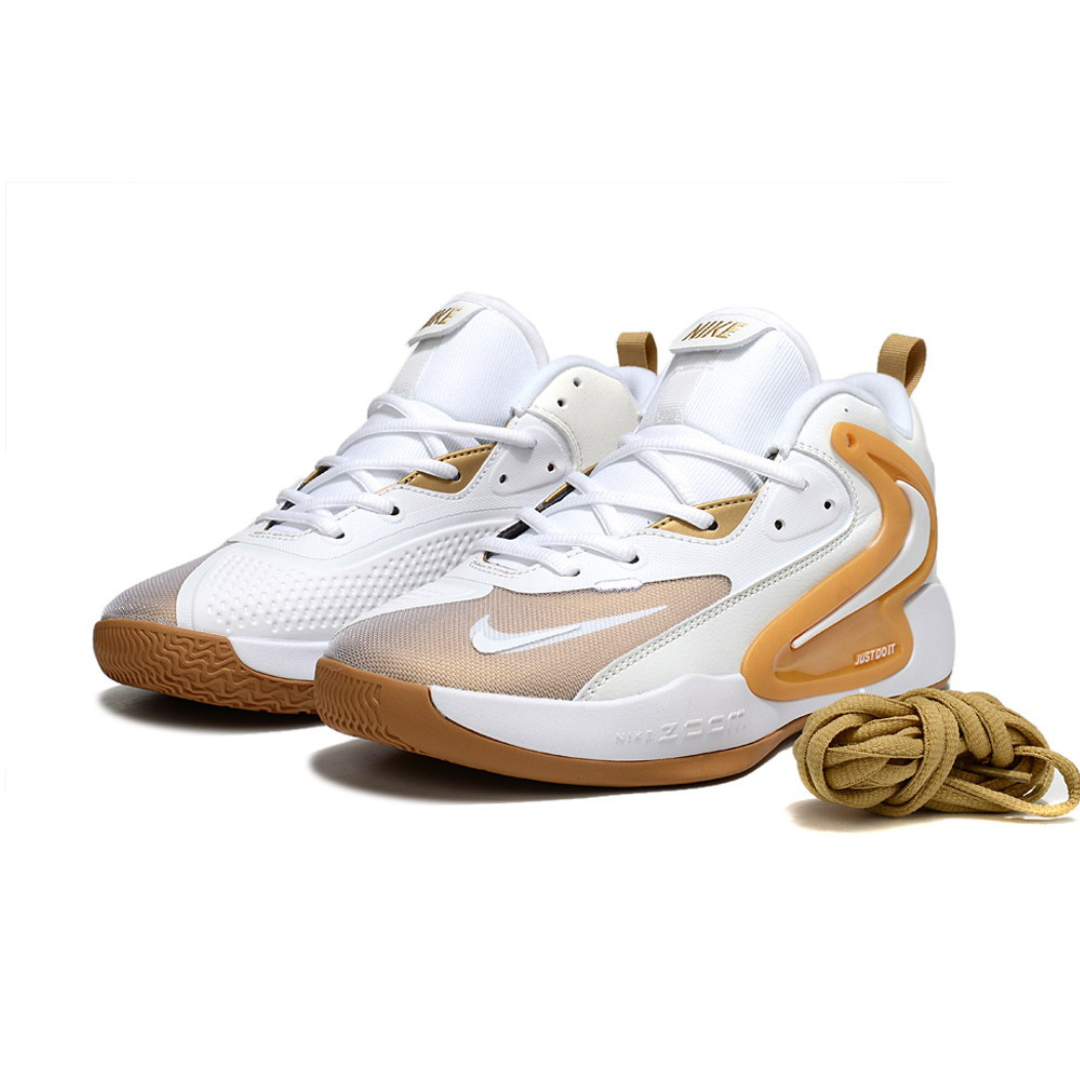 Tênis Nike HyperSet 2 Vôlei - Branco - Dourado