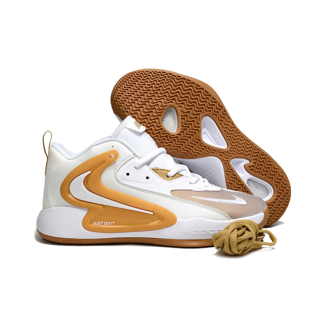Tênis Nike HyperSet 2 Vôlei - Branco - Dourado