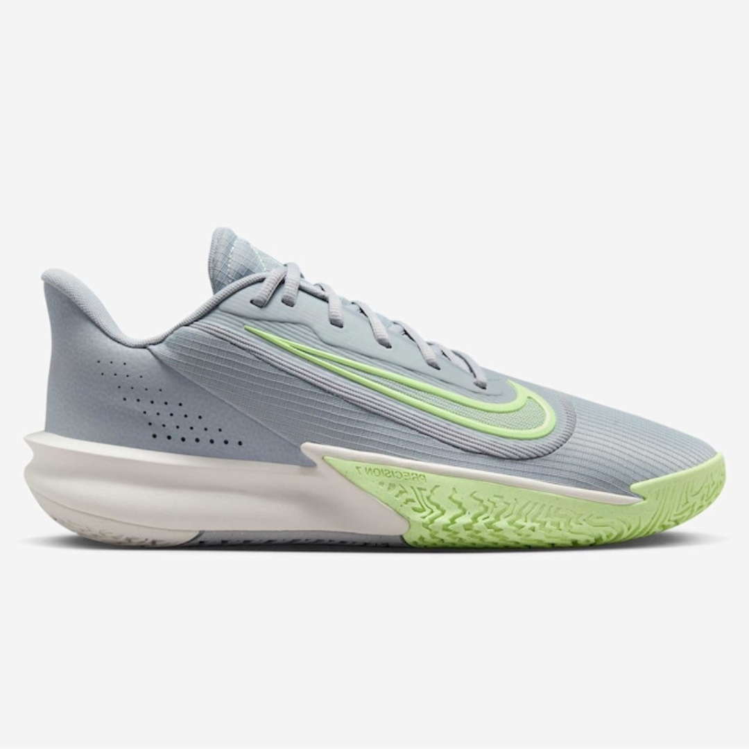 Tênis Nike Precision 7 - Cinza - Verde