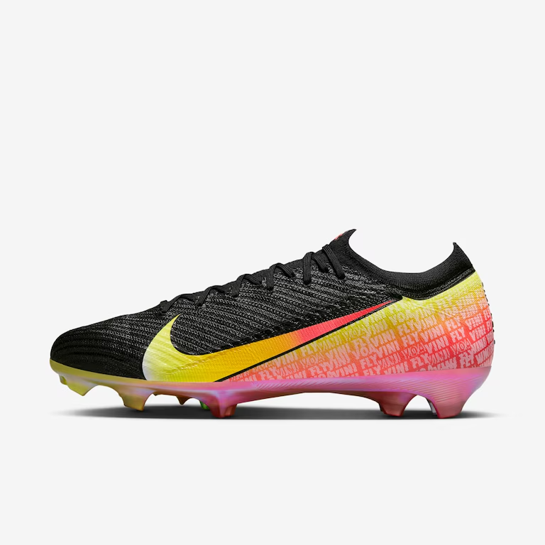 Chuteira Nike Air Zoom Mercurial Vapor 16 Elite Vini Jr Campo - Preto