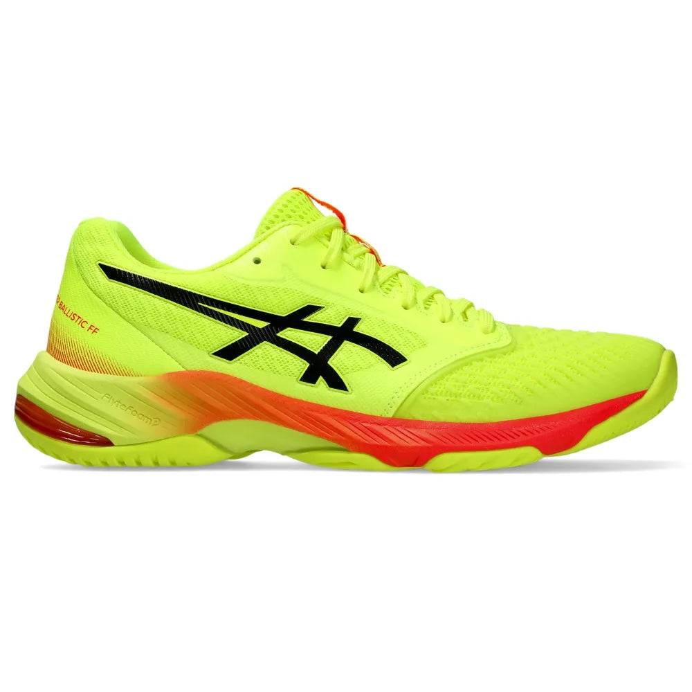 Tênis ASICS Netburner Ballistic FF 3 Paris Masculino Vôlei - Amarelo/Preto