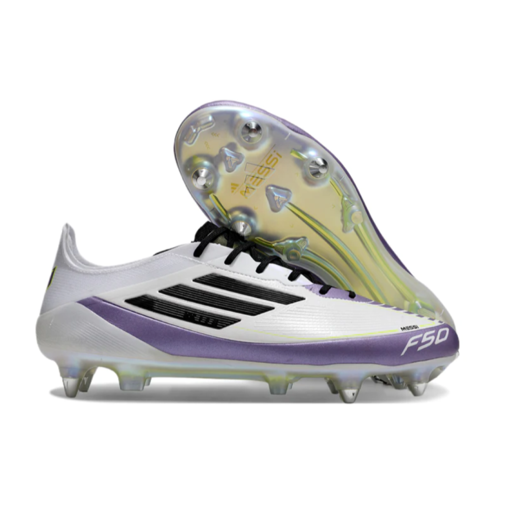 Chuteira Adidas F50 Campo -  Cinza/Azul