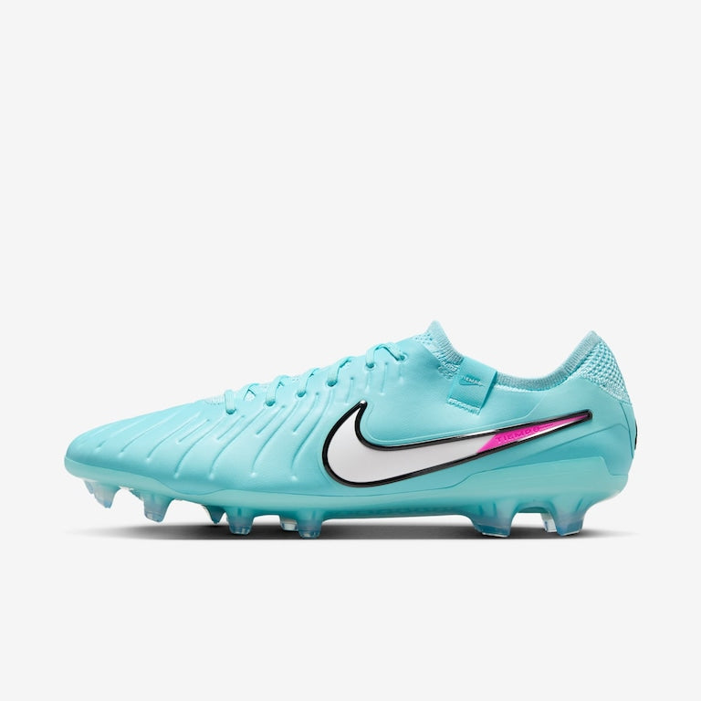Chuteira Nike Tiempo 10 Elite Campo - Azul - Branco