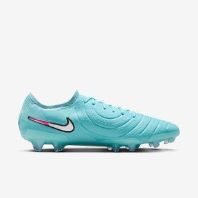 Chuteira Nike Tiempo 10 Elite Campo - Azul - Branco