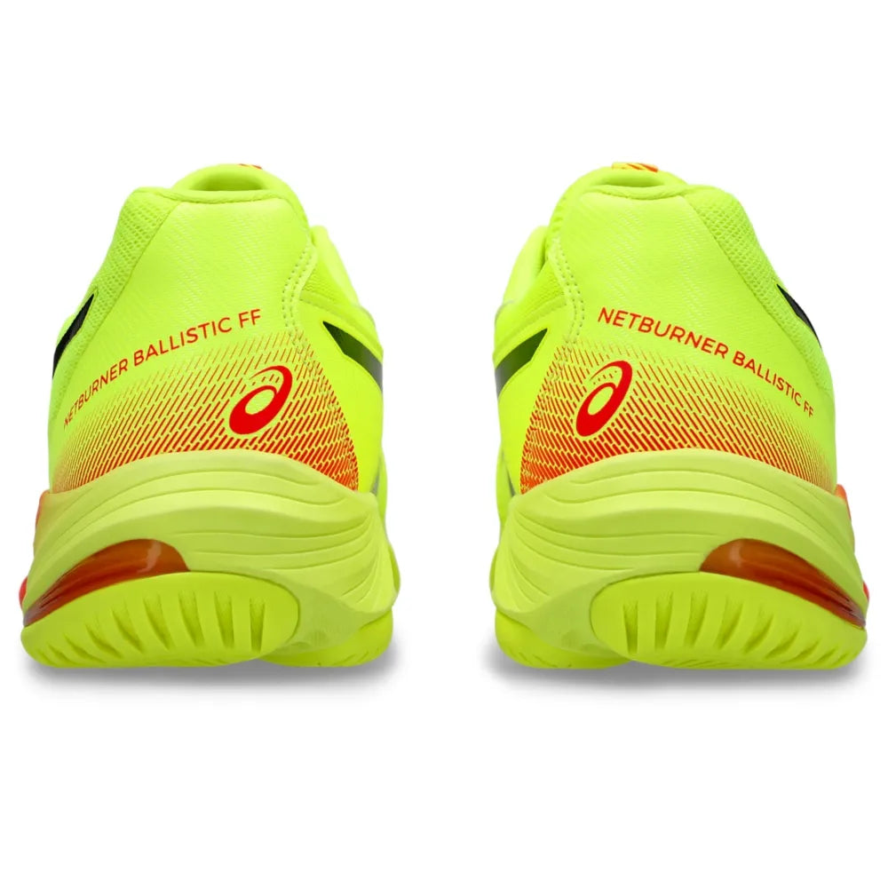 Tênis ASICS Netburner Ballistic FF 3 Paris Masculino Vôlei - Amarelo/Preto