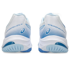 Tênis ASICS Netburner Ballistic FF 3 Vôlei Feminino - Branco/Azul