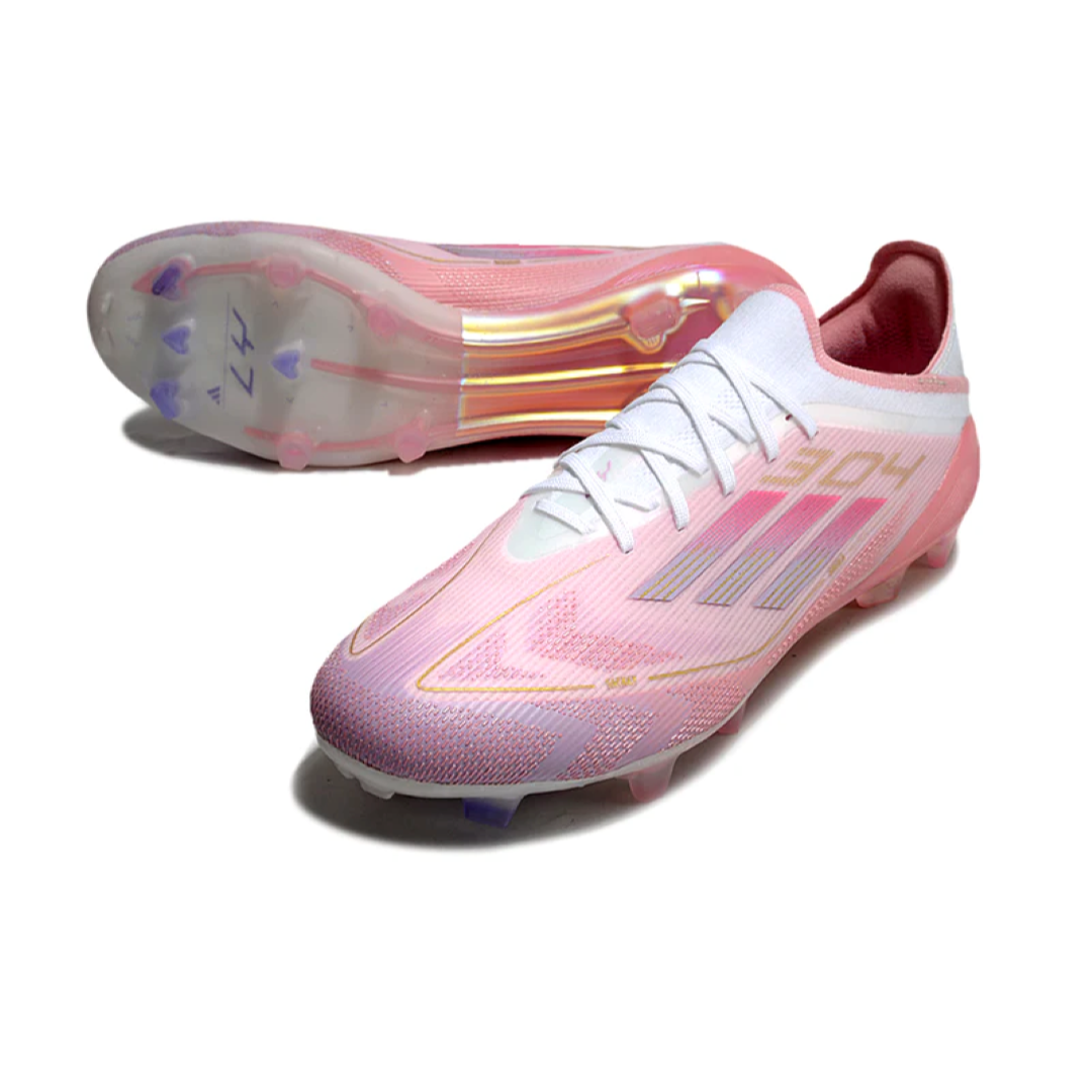Chuteira Adidas F50 LY Elite Campo - Rosa