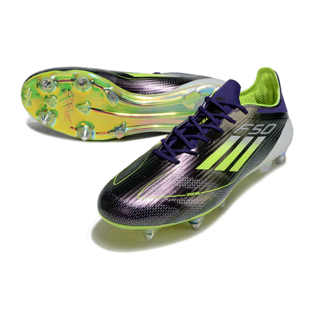 Chuteira Adidas F50 Elite Campo - Preto/Azul