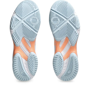 Tênis ASICS Netburner Ballistic FF 3 Feminino Vôlei - Azul/Laranja