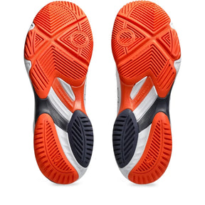 Tênis ASICS Netburner Ballistic FF MT 3 - Masculino - Branco/Azul