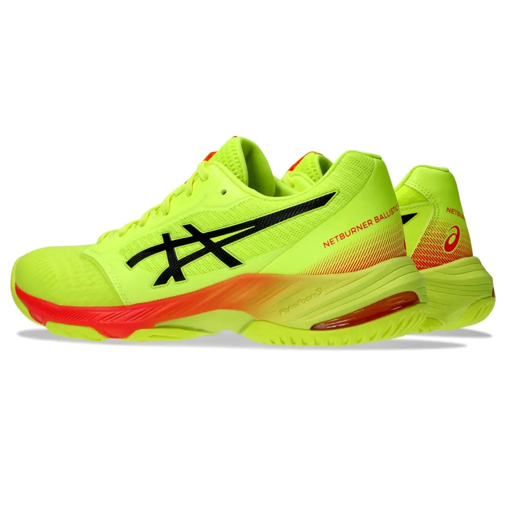 Tênis ASICS Netburner Ballistic FF 3 Paris Masculino Vôlei - Amarelo/Preto