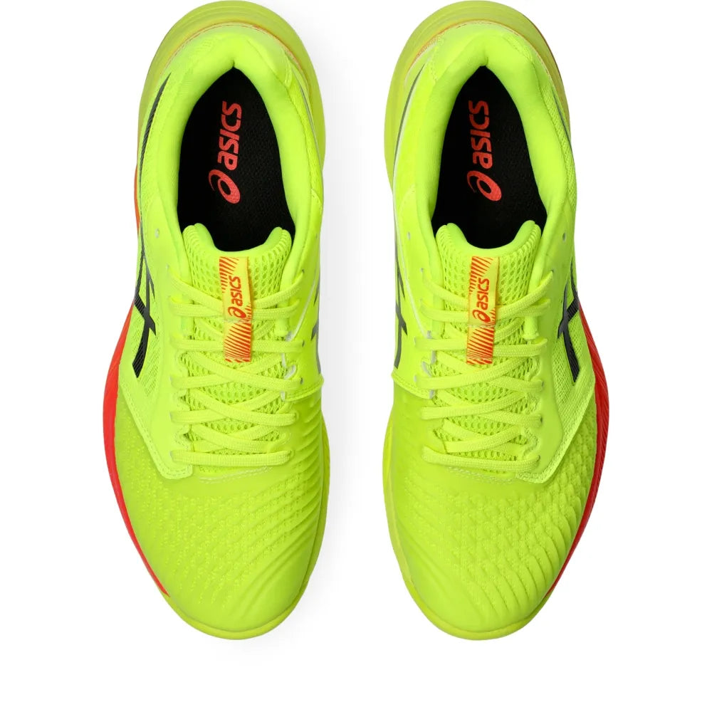 Tênis ASICS Netburner Ballistic FF 3 Paris Masculino Vôlei - Amarelo/Preto