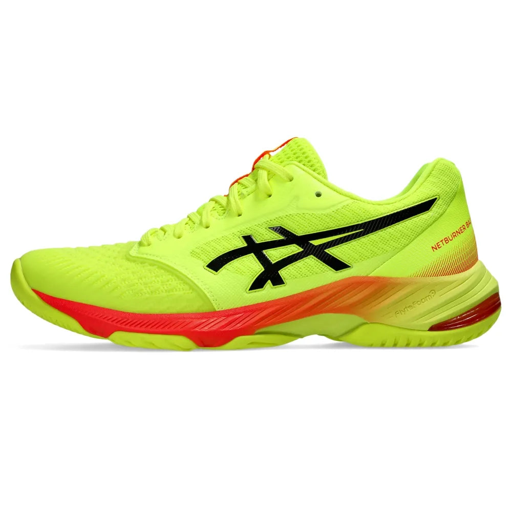 Tênis ASICS Netburner Ballistic FF 3 Paris Masculino Vôlei - Amarelo/Preto