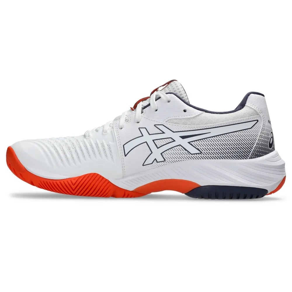 Tênis ASICS Netburner Ballistic FF 3 Masculino Vôlei - Branco/Azul
