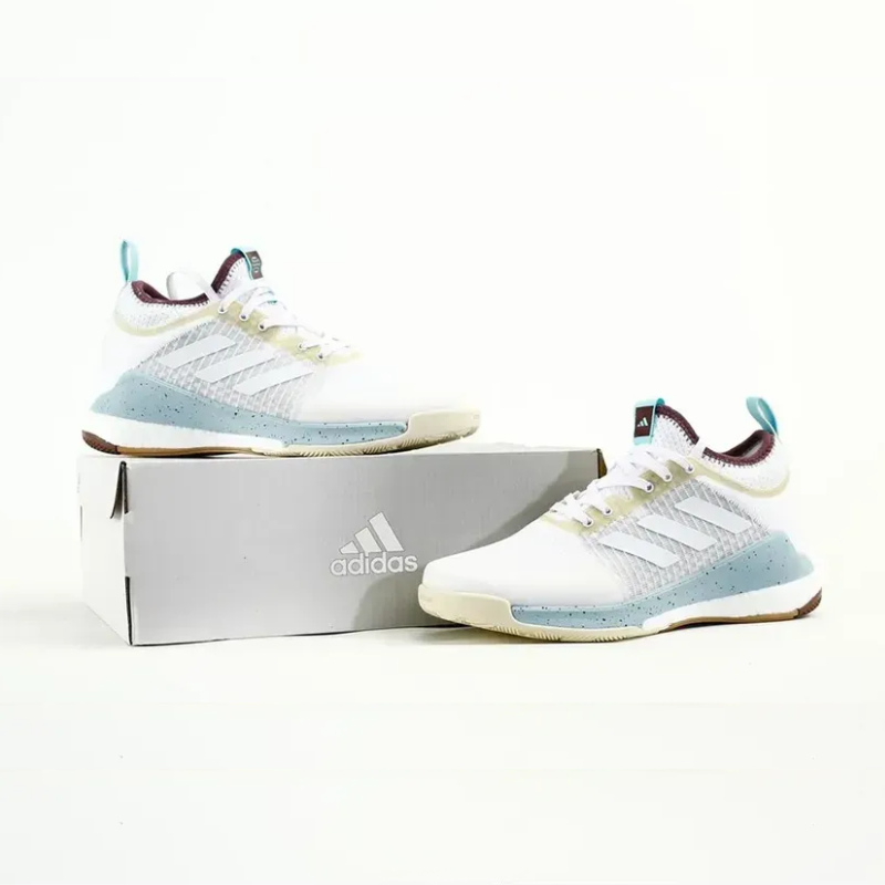 Tênis Adidas Crazyflight Mid Vôlei - Branco - Cinza