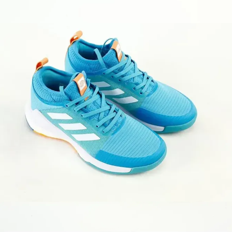 Tênis Adidas Crazyflight Mid Vôlei - Branco - Azul