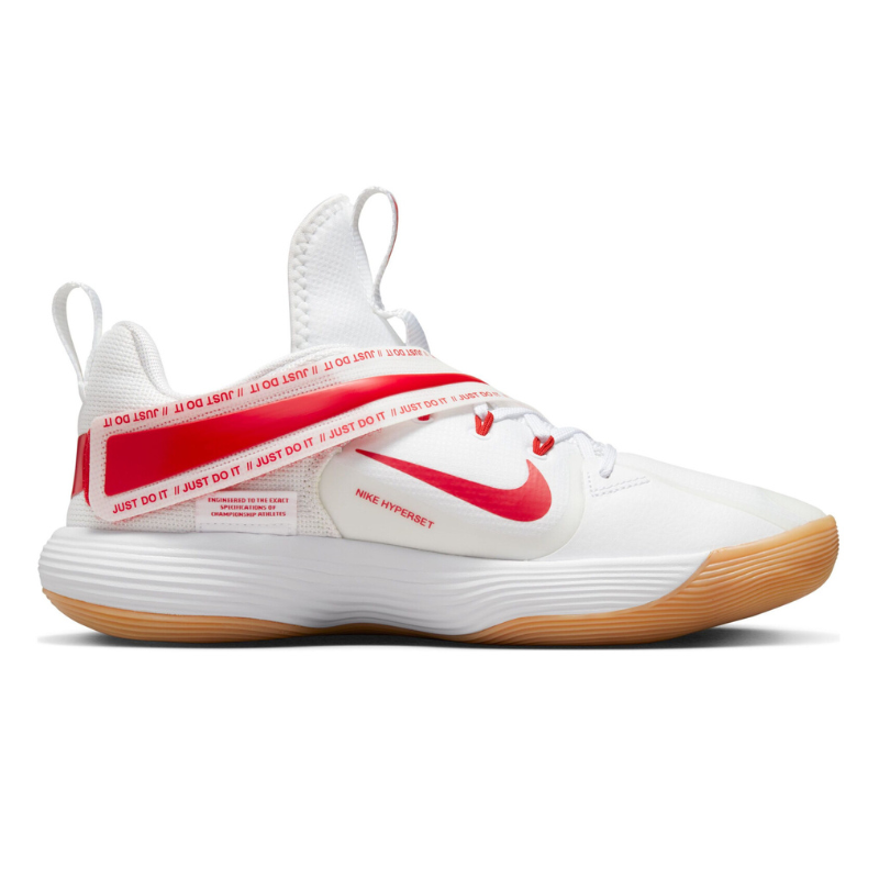 Tênis Nike React HyperSet Vôlei - Branco- Vermelho