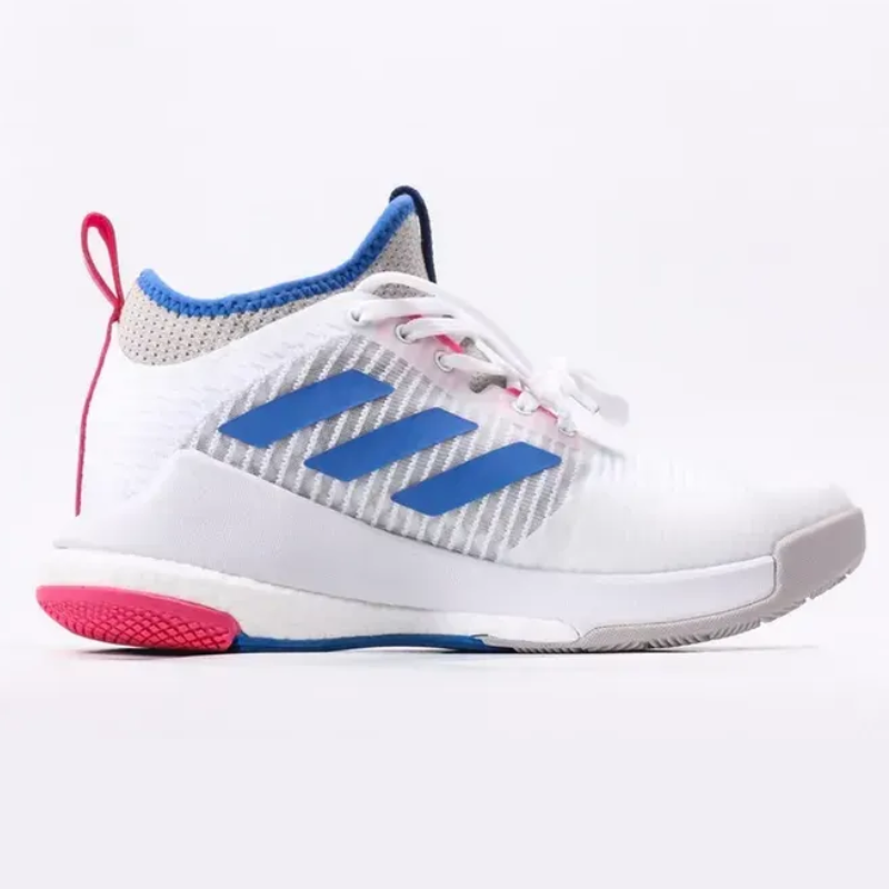 Tênis Adidas Crazyflight Mid Vôlei - Branco - Rosa