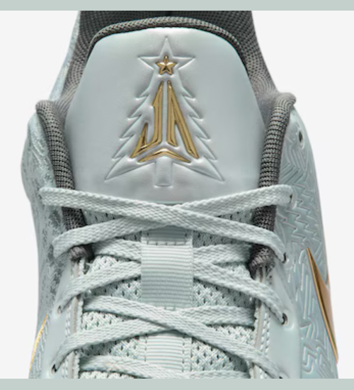 Tênis Nike Ja 2 Tree Top Light Silver Metallic Gold Unissex