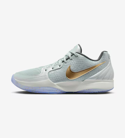 Tênis Nike Ja 2 Tree Top Light Silver Metallic Gold Unissex