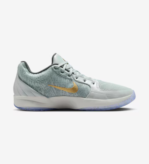 Tênis Nike Ja 2 Tree Top Light Silver Metallic Gold Unissex