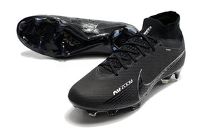 Chuteira Nike Air Zoom Mercurial Superfly IX Elite Campo - Blackout