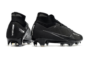 Chuteira Nike Air Zoom Mercurial Superfly IX Elite Campo - Blackout