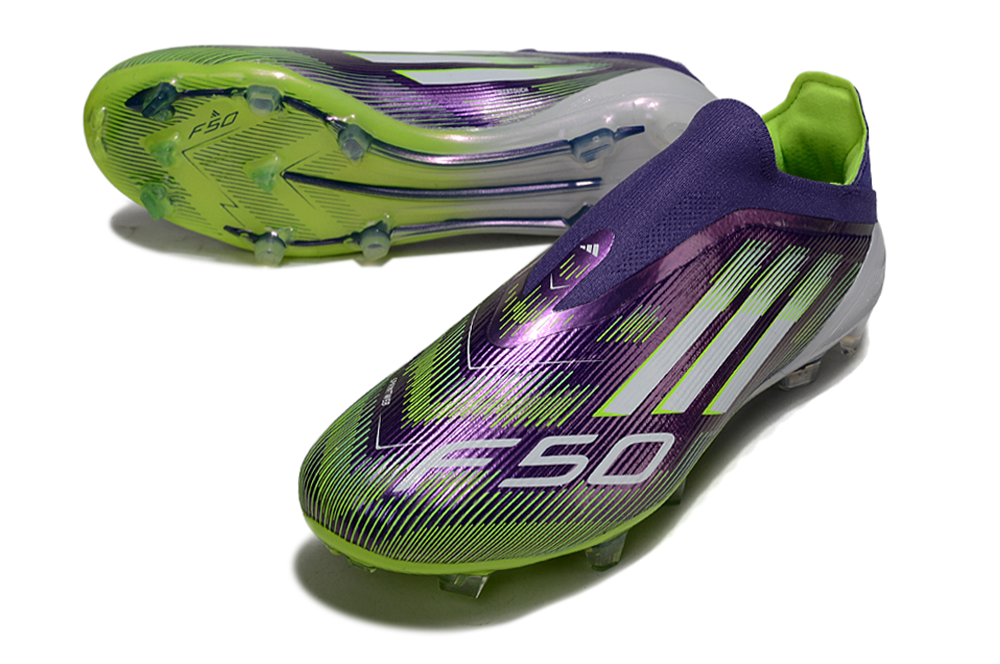 Chuteira Adidas F50 Campo -  Roxo - Verde
