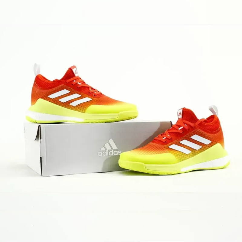 Tênis Adidas Crazyflight Mid Vôlei - Vermelho - Amarelo