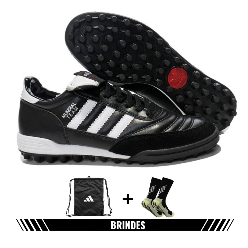 Chuteira Adidas Mundial Team  Society - Preto