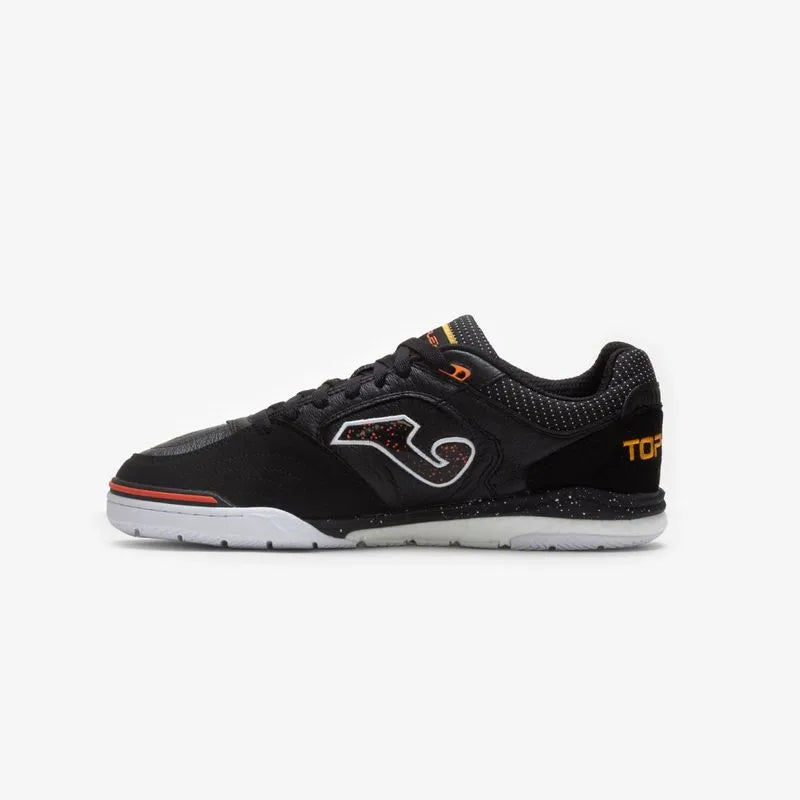 Chuteira Joma Top Flex Futsal - Preto/Laranja