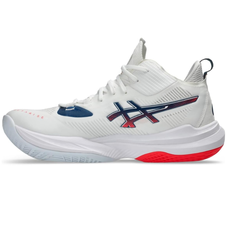 Tênis Asics Metarise 2 Paris Vôlei Indoor Original - Branco - Laranja