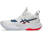 Tênis Asics Metarise 2 Paris Vôlei Indoor Original - Branco - Laranja