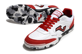 Chuteira Joma Top Flex Rebound Futsal - Branco/Vermelho