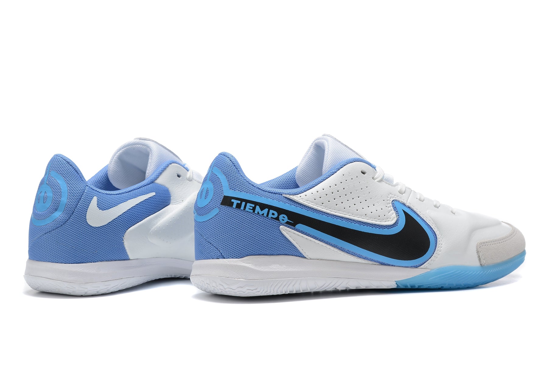 Chuteira Nike React Tiempo Legend 9 Pro Futsal - Branco/Azul