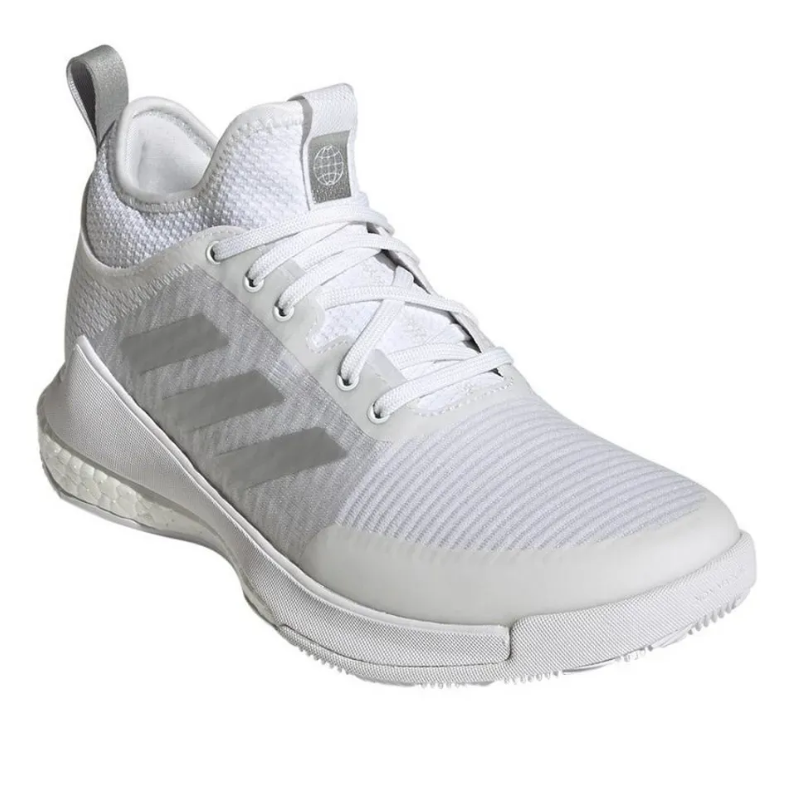 Tênis Adidas Crazyflight Mid Vôlei - Branco - Prata