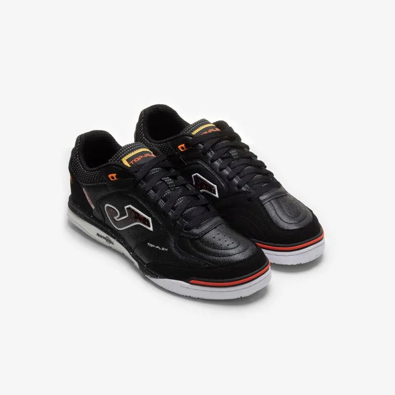 Chuteira Joma Top Flex Futsal - Preto/Laranja