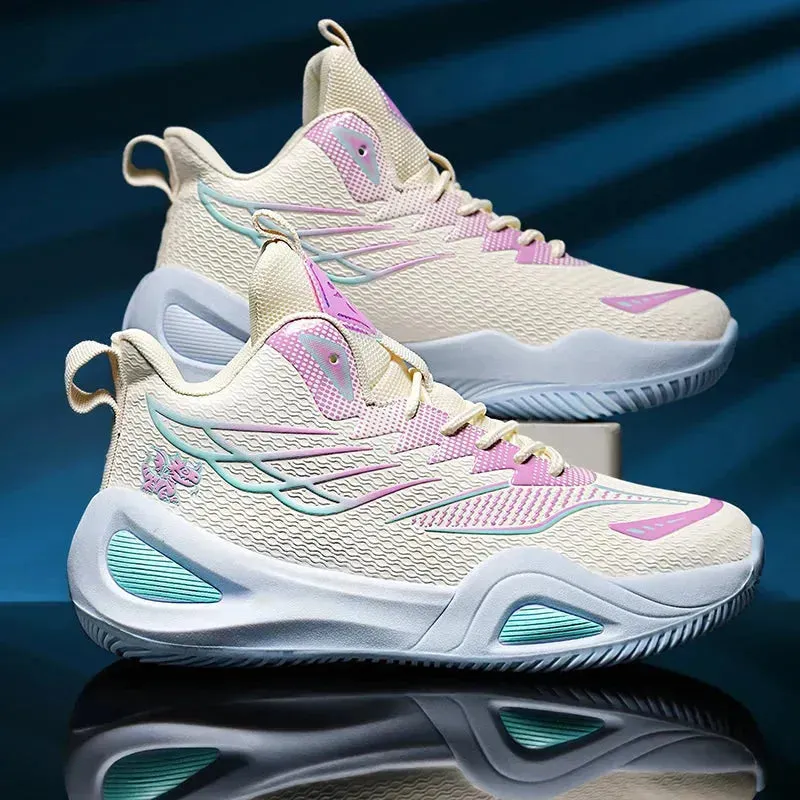 Tênis de Vôlei DunkX - Branco e Lilás