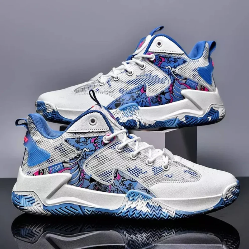 Tênis de Vôlei Grafite 3.0 - Branco e Azul