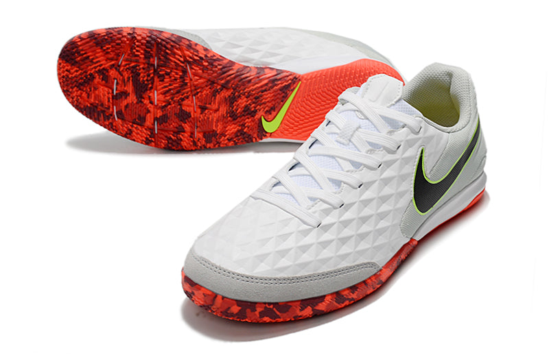 Chuteira Nike Legend VIII Academy Futsal - Branco/Cinza