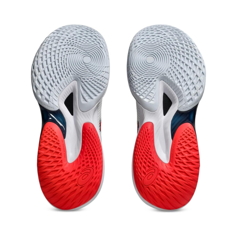 Tênis Asics Metarise 2 Paris Vôlei Indoor Original - Branco - Laranja