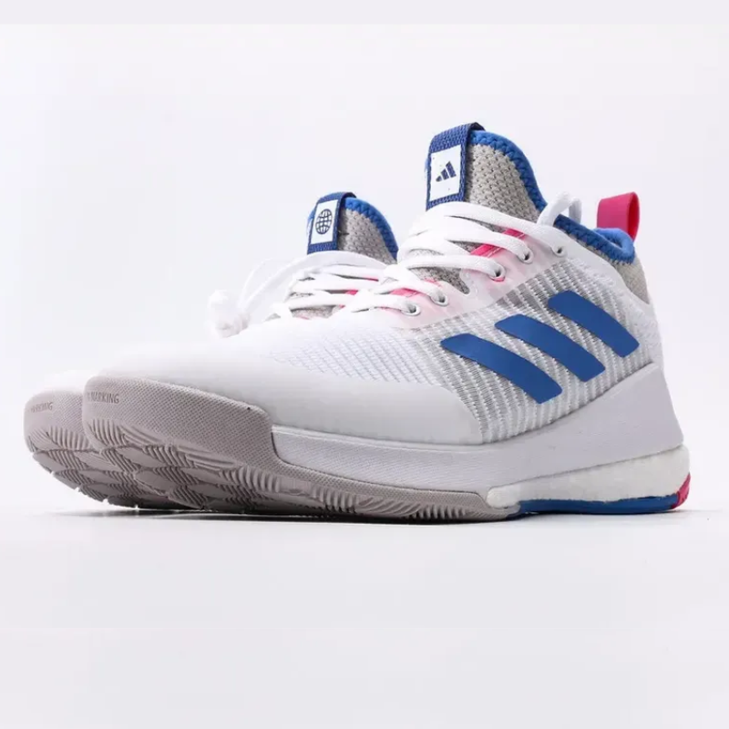Tênis Adidas Crazyflight Mid Vôlei - Branco - Rosa