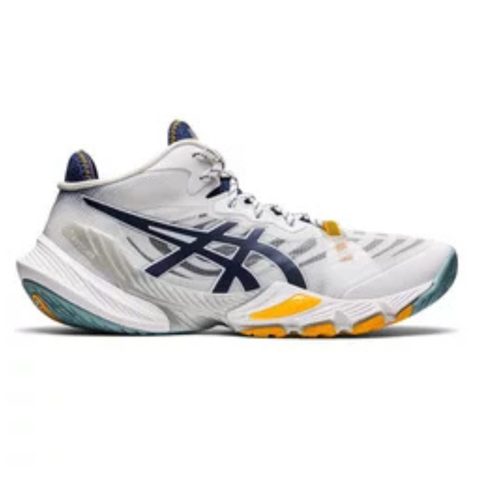 Tênis Asics Metarise 1 - Branco - Azul - Amarelo