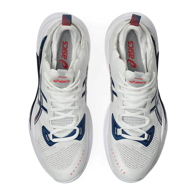 Tênis Asics Metarise 2 Paris Vôlei Indoor Original - Branco - Laranja