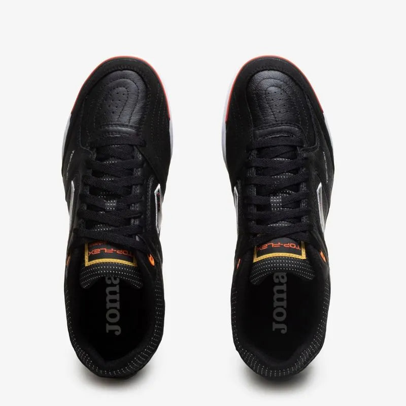 Chuteira Joma Top Flex Futsal - Preto/Laranja