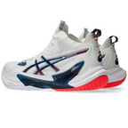 Tênis Asics Metarise 2 Paris Vôlei Indoor Original - Branco - Laranja